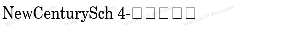 NewCenturySch 4字体转换